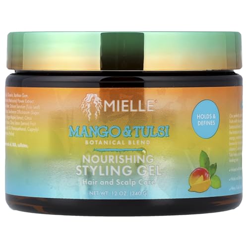 Mielle Nourishing Styling Gel Mango & Tulsi 12 Oz - Curl Enhancer & Shine