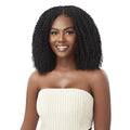 Outre Big Beautiful Human Hair Blend U Part Cap Leave Out Wig - COILY FRO 14 (NBLK)