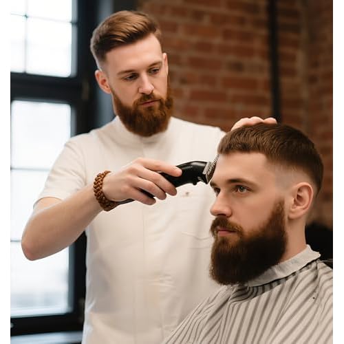Professional Hair Clippers for Men Beard Trimmers Set Grooming Kit with LCD Display Cordless Electric Trimmers Gift for Men Women Barber Kid(Black)