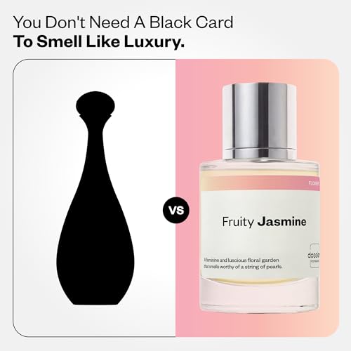 Dossier Fruity Jasmine Women’s Eau de Parfum Inspired by J'adore, Long-Lasting 50ml