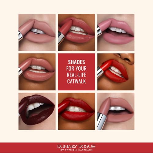 Runway Rogue Moisturizing Matte Lipstick - Guest List, 90s Nude Lip Color