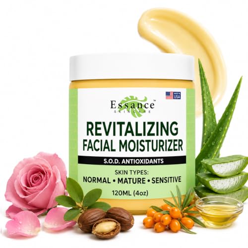 Lightweight Facial Moisturizer with Sea Buckthorn - 4oz Hydrating Face Cream