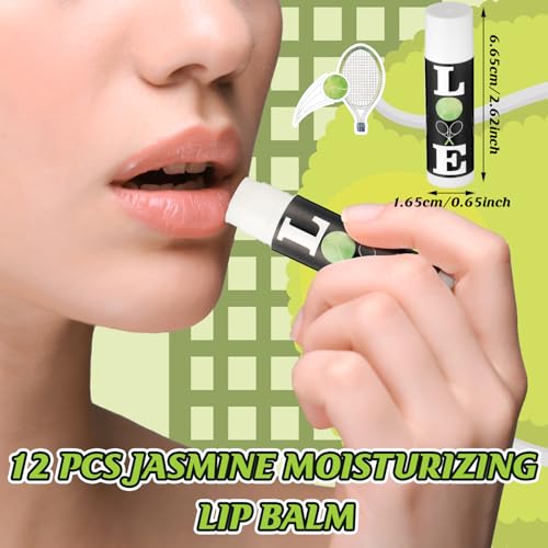 Tennis Party Favors Set with Scrunchies Bracelets Lipsticks & Keychains - Women Gifts