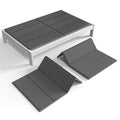 BBX-G 54x75 Inch Foldable Spring Box Bunkie Board - Low Profile, Moisture Resistant, Noise Minimizing Bed Support