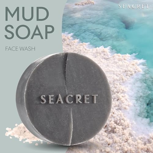 Dead Sea Mud Soap Bar 3-Pack - Deep Pore Purifying Facial & Body Cleanser