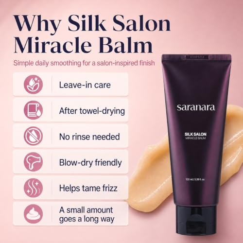 Silk Hair Repair Balm - Non-Wash Hair Essence for Damaged Hair, Heat-Activated Treatment