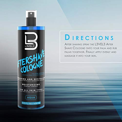 L3 Level 3 Shaving Gel & Aftershave Kit Soothing Hydrating Set