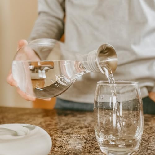 Mayu 1.5L Glass Water Pitcher Replacement for Structured Water Device