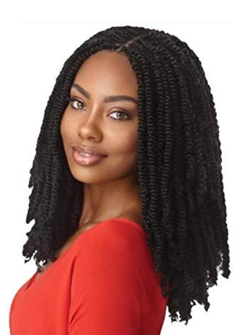 Outre Synthetic Braid 24 Inch Afro Twist Hair 2-Pack - Natural Black