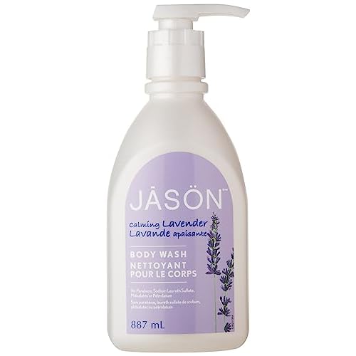 JASON Natural Body Wash, Calming Lavender & Invigorating Rosewater, 30 Oz (2 Pack)