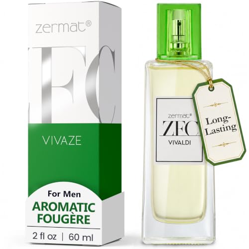 Men's Fresh Long-Lasting Eau de Toilette with Lavender Sage Geranium 2oz