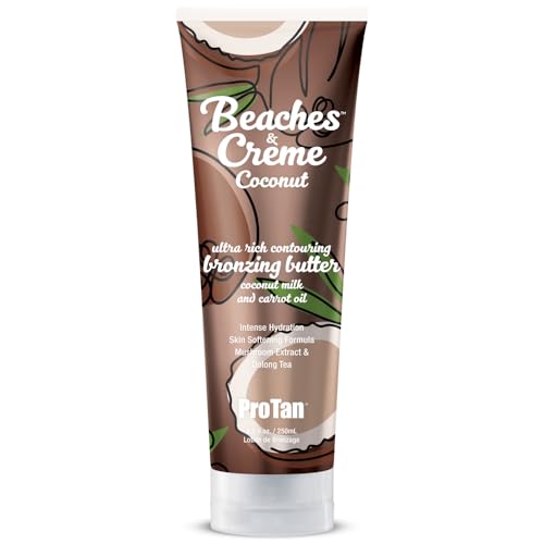 Ultra Rich Coconut Bronzing Body Butter - Hydrating Tanning Moisturizer 8.5oz