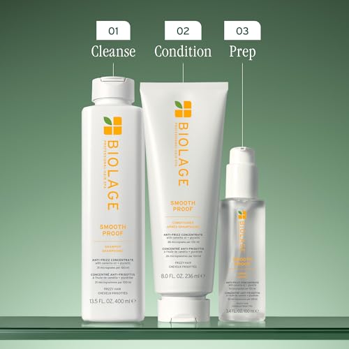 Biolage Smooth Proof Hair Serum 3.4 fl oz | Anti-Frizz, Shine & Hydration
