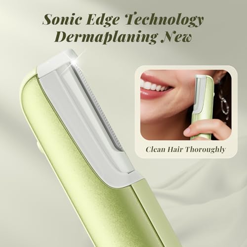 Dermaplane Razor for Women Face & Body Hair Removal - Green Variation