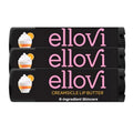 Ellovi Natural Lip Butter Lip Balm - Blossom - Pure Enough to Eat - Made With Just 6 Vegan Ingredients - Moisturizing Lip Care for All Day Hydration (4-Pack)