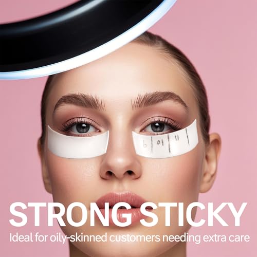 Eye Pads Lash Extensions Foam - Akissos 625 Pcs White Under Eye Patches,Foam Pad,Lash Extension Supplies,Lash Tech Supplies,Eyelash Pads,Beauty Tools,Elastic,Thick,No expiry No Slip 5 Roll