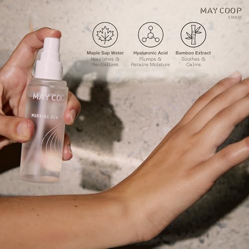 Hydrating Face Mist with Hyaluronic Acid & Maple Water - Refreshing Skin Spray, 2.71 fl oz