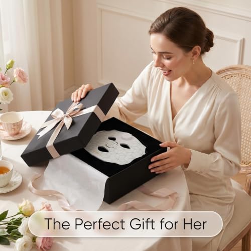 LED Face Mask for Skin Care 7 Color Light Therapy, Reusable & Adjustable