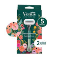 Gillette Venus Deluxe Sensitive Razor with 2 Refills - Smooth & Protective Shaving
