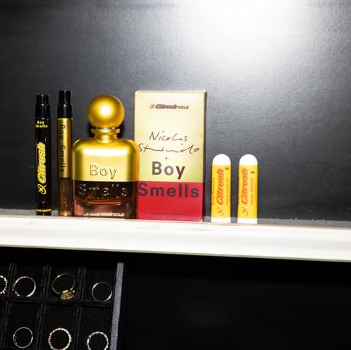 Boy Smells Citrush Gold Unisex Eau de Parfum 0.3 Fl Oz - Long-Lasting Citrus & Woody Fragrance