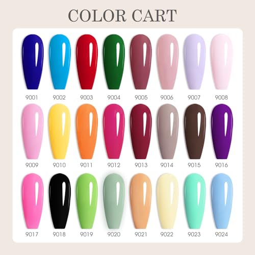 CANNI CC1-Classic 30Pcs 9ML Hema-Free Gel Nail Polish Set for Manicure & Nail Art