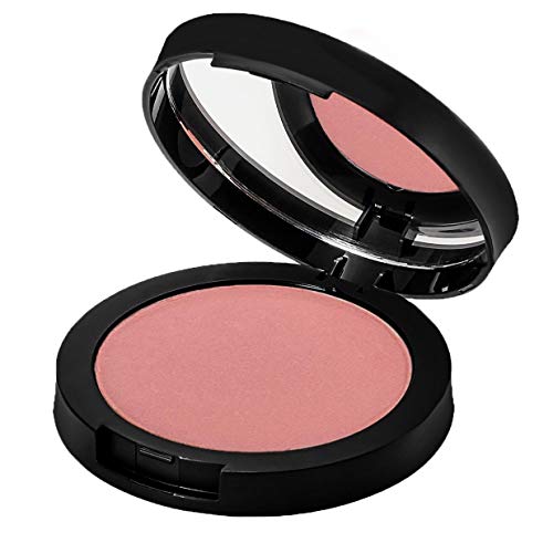 Organic Mineral Blush Rosalie - Talc-Free Pressed Powder for Natural Glow - 0.18oz