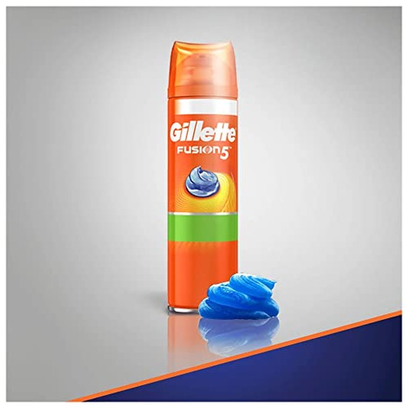 Gillette Fusion5 Ultra Sensitive Men's Shaving Gel 200 ml, Leaves Skin Feeling Clean and Comfortable