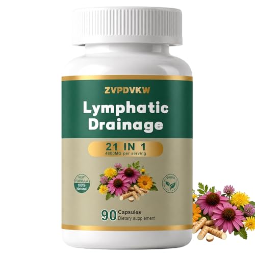 Herbal Lymphatic Drainage Supplements 90 Capsules | Supports Fluid Balance & Wellness