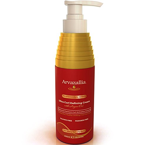 Curl Defining Cream with Argan Oil & Hydrating Hair Mask Bundle for Wavy & Curly Hair