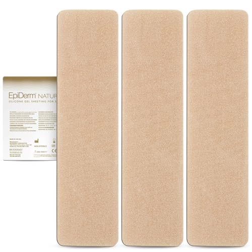 Silicone Scar Sheets Reusable 1.4x6 Inch Natural Skin Care Tape - Biodermis