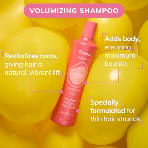Fanola Wonder Volumizing Hair Shampoo & Root Lifting Cleanser - 33.8 Fl Oz