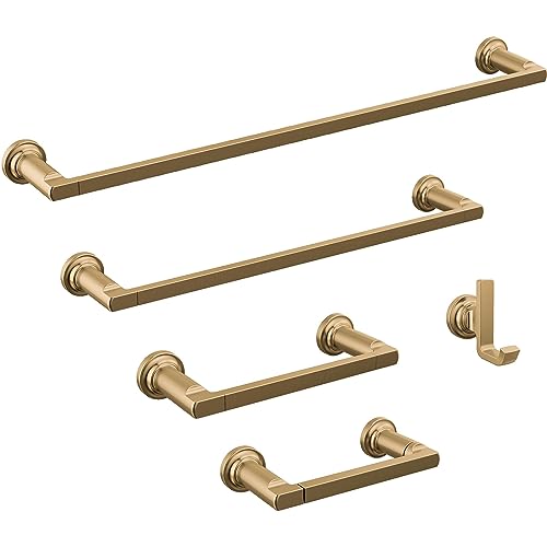 Delta 24 Inch Tetra Towel Bar in Champagne Bronze – Bathroom & Kitchen