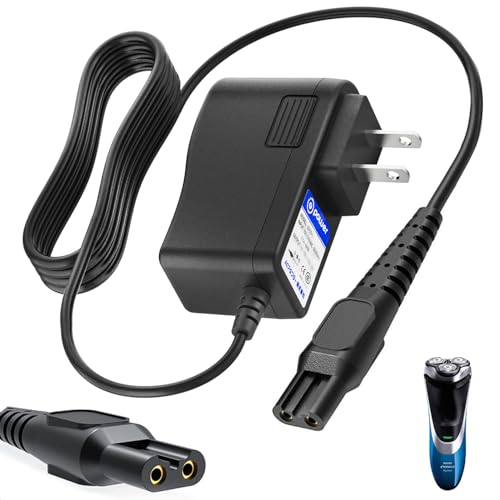 T POWER 15V Charger for Philips One Blade QP2630 QP6510 QP6520 Norelco QG3200 QG3320 QG3300 Series All-in-One 7900 Philips Shaver QT4070 QG3380 QG3360 HQ8505 Shaver Ac Dc Adapter Power Supply
