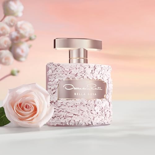 Oscar de la Renta Bella Rosa EDP Perfume for Women 1.7 Fl Oz - Floral Woody Musk Fragrance