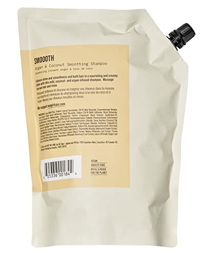 Argan and Coconut Smoothing Shampoo - Sulfate-Free Hair Care 33.8 Fl Oz