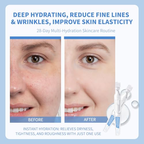BACHERI Hyaluronic Acid Serum 6 Types, Deep Hydration, 30 Pack