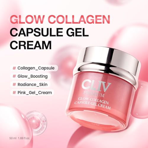 CLIV Glow Collagen Capsule Gel Cream – 8-Layer Hyaluronic Acid Moisturizer