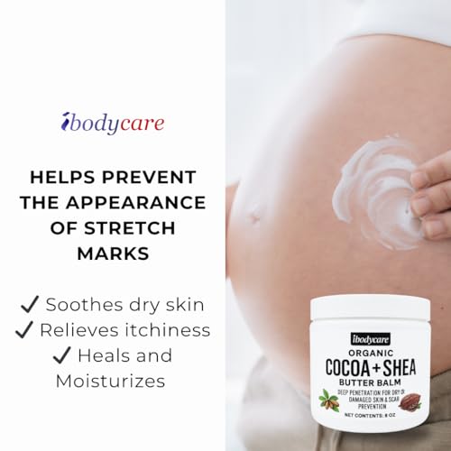 Organic Shea & Cocoa Butter Body Balm with Coconut Oil - Vari 1, 8 oz
