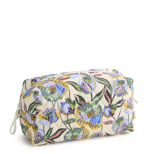 Large Cosmetic Bag for Travel & Makeup Organizer - Gardenia Garden