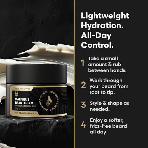 Beard Cream for Men by The Beard Struggle - Alfheim's Forests Moisturizer & Softener, 50g