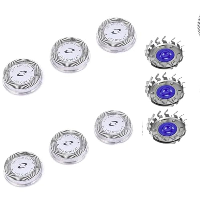6-Pack HQ56 Replacement Shaver Heads Compatible with Philipss Norelco hq56 Replacement Heads HQ5625 HQ380 HQ489 HQ6863 hq5810 isoseries Razor Shaving Heads Blade