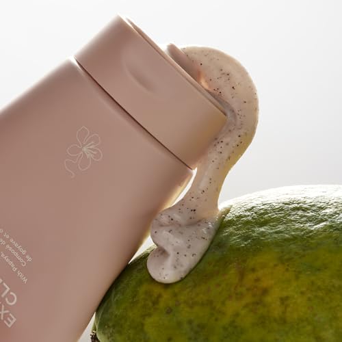 Gentle Exfoliating Facial Cleanser with Papaya & Guava - Hydrating Vegan Face Wash