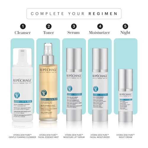 Rep?chage Hydra Dew Pure Eye Contour Cream ? Anti?Aging Eye Cream with Seaweed & Peptides ? Lightweight Hydrating Formula to Smooth Fine Lines & Wrinkles ? Suitable for All Skin Types ? 0.5 oz / 15 mL
