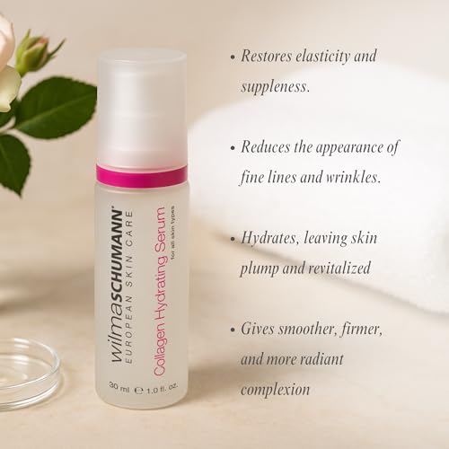 Wilma Schumann Collagen Hydrating Serum 1 Fl Oz - Anti-Aging Face Serum for Women
