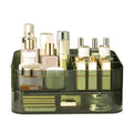 Large Capacity Makeup Organizer with Stackable Drawers and Compartments