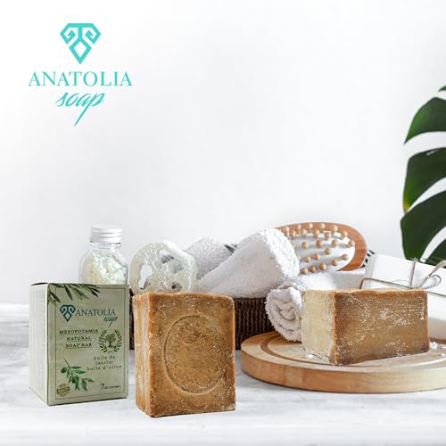 Aleppo Soap 5-Pack - 100% Olive Oil Organic Handmade Castile Soap for Face & Body