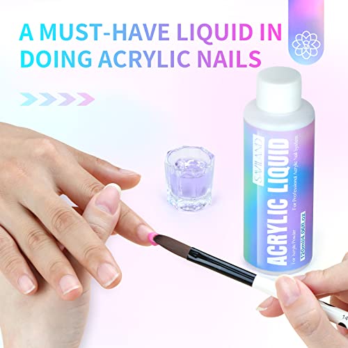 Acrylic Nail Kit with Drill and Liquids for Home Use - UV Stable, Long-Lasting Manicure Set