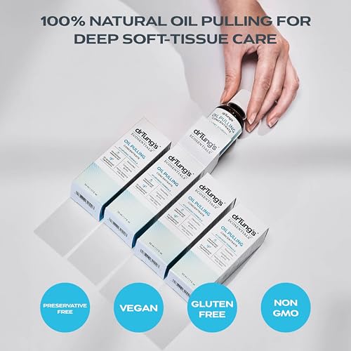 Oil Pulling Mouthwash for Teeth & Gums - Natural Oral Care Concentrate