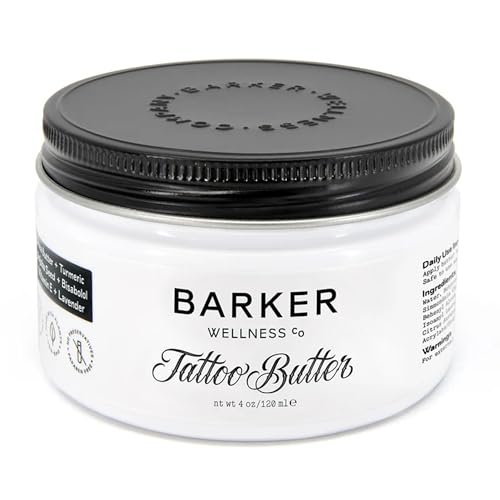 Tattoo Butter - Shea, Turmeric & Lavender Aftercare - Barker Wellness