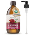 Organic Castor Oil - Cold Pressed, Unrefined, USDA Certified, Hexane-Free for Hair & Skin Care